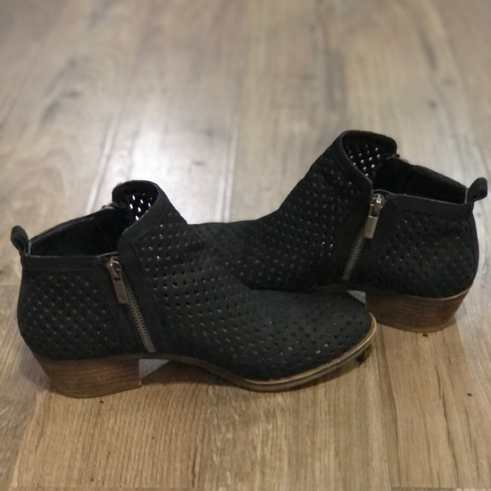 Lucky Brand Perforated Booties